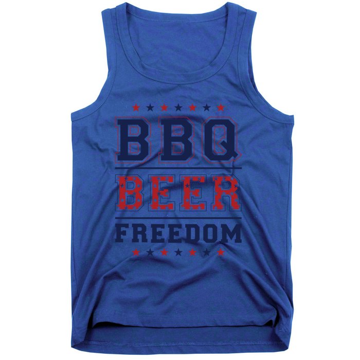 Bbq Beer Freedom Gift Tank Top