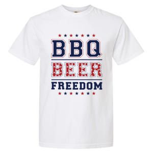 Bbq Beer Freedom Gift Garment-Dyed Heavyweight T-Shirt