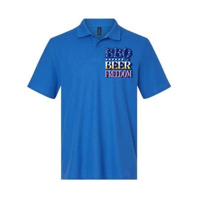 Bbq Beer Freedom Quote Gift Softstyle Adult Sport Polo