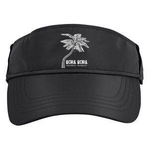 Bora Bora French Polynesia Palm Tree Adult Drive Performance Visor