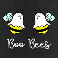 Boo Bees Funny Halloween Garment-Dyed Heavyweight T-Shirt