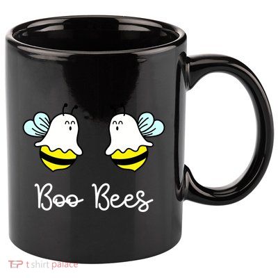 Boo Bees Funny Halloween 11oz C Handle Ceramic Mug