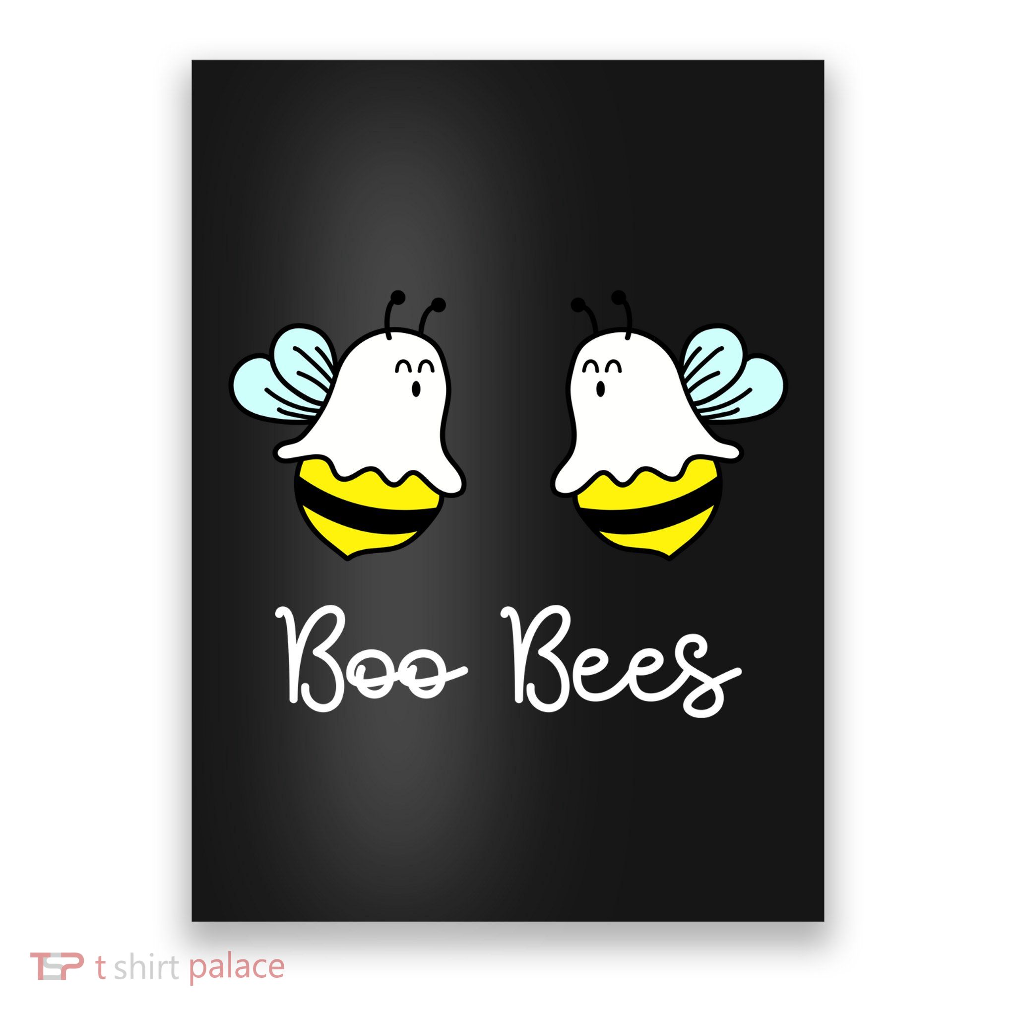 Boo Bees Funny Halloween Poster