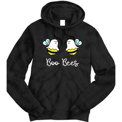Boo Bees Funny Halloween Tie Dye Hoodie