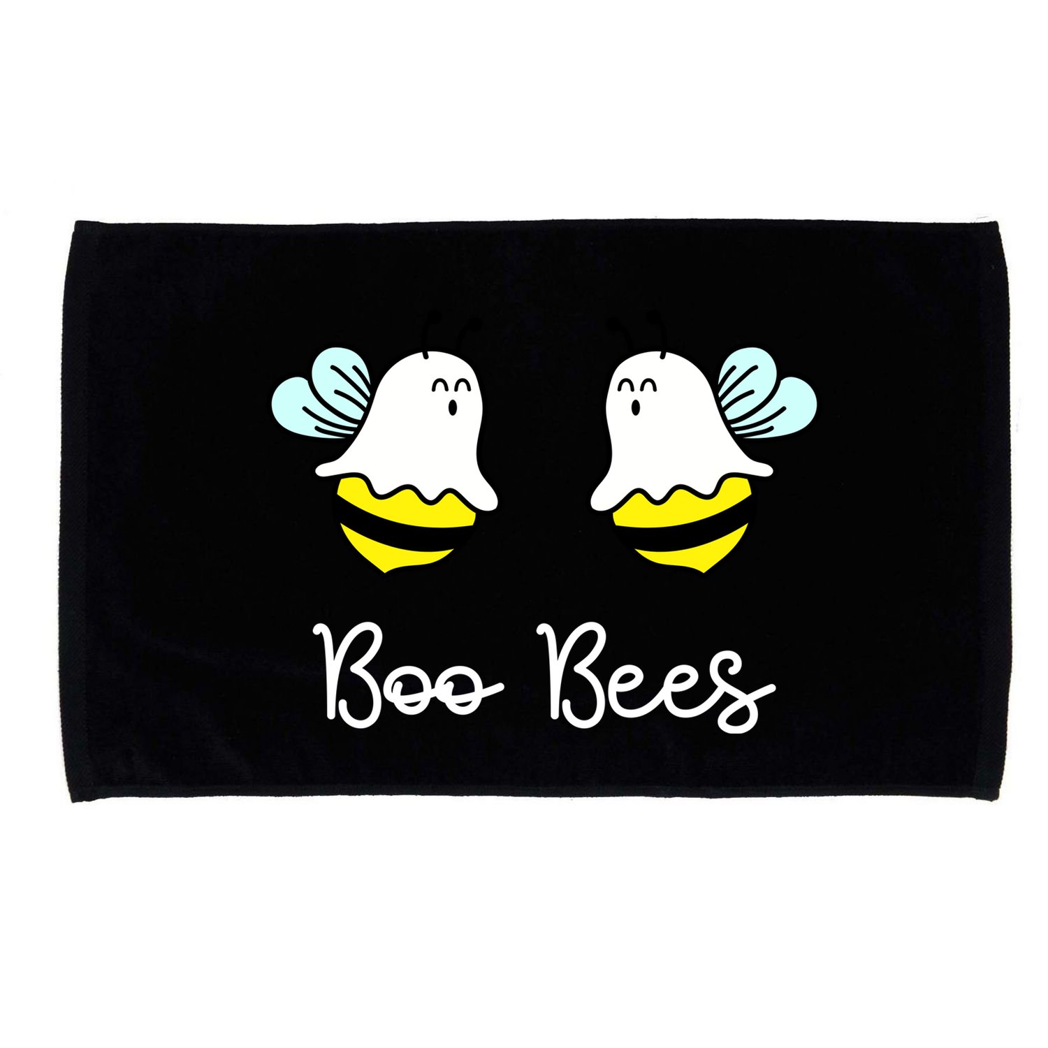 Boo Bees Funny Halloween Microfiber Hand Towel