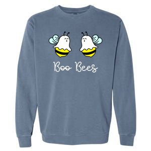 Boo Bees Funny Halloween Garment-Dyed Sweatshirt