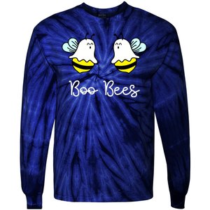 Boo Bees Funny Halloween Tie-Dye Long Sleeve Shirt