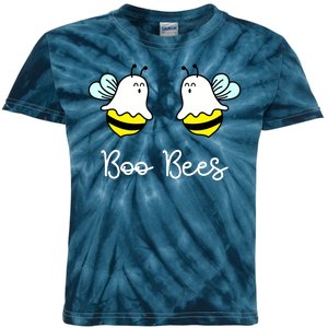 Boo Bees Funny Halloween Kids Tie-Dye T-Shirt