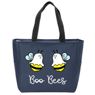 Boo Bees Funny Halloween Zip Tote Bag