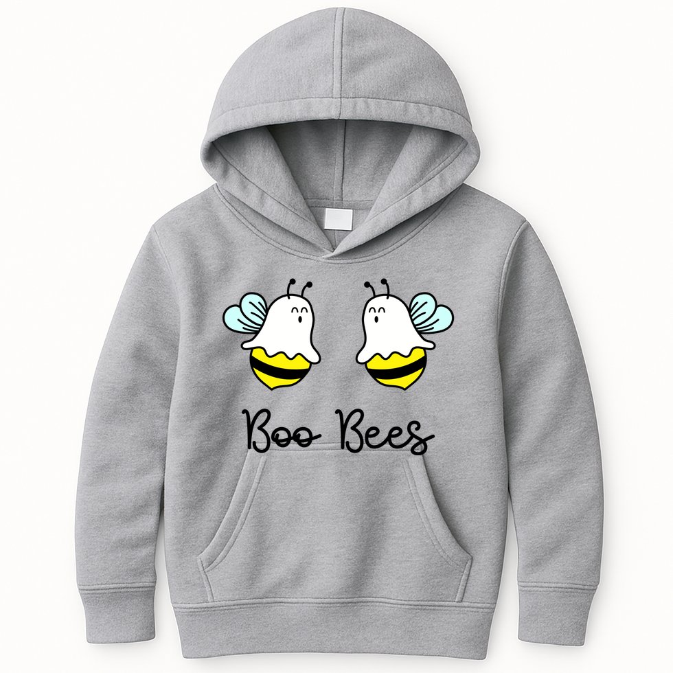 Boo Bees Funny Halloween Kids Hoodie