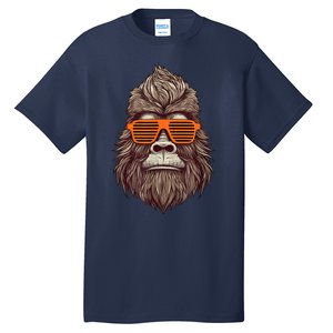 Bigfoot Birthday For Boy Cool Striped Animal Theme Party Tall T-Shirt