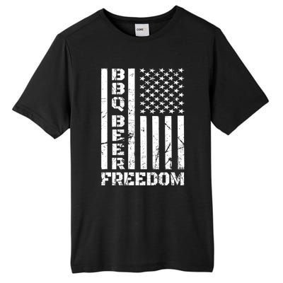 Bbq Beer Freedom Meaningful Gift American Usa Voting 2020 Great Gift Tall Fusion ChromaSoft Performance T-Shirt