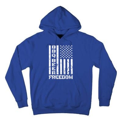 Bbq Beer Freedom Meaningful Gift American Usa Voting 2020 Great Gift Tall Hoodie