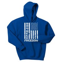 Bbq Beer Freedom Meaningful Gift American Usa Voting 2020 Great Gift Kids Hoodie