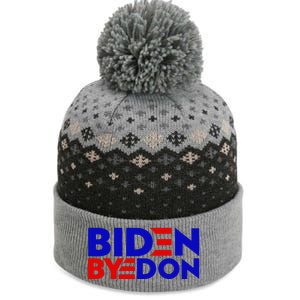 Biden Byedon Funny Politcal Anti Biden The Baniff Cuffed Pom Beanie