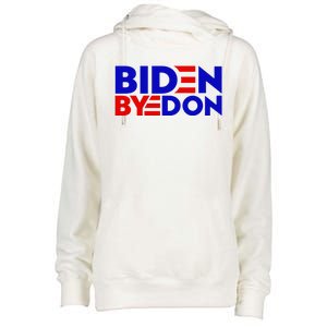 Biden Byedon Funny Politcal Anti Biden Womens Funnel Neck Pullover Hood