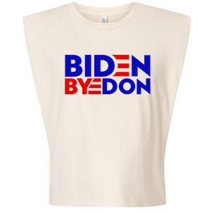 Biden Byedon Funny Politcal Anti Biden Garment-Dyed Women's Muscle Tee