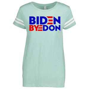 Biden Byedon Funny Politcal Anti Biden Enza Ladies Jersey Football T-Shirt