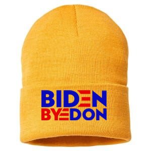 Biden Byedon Funny Politcal Anti Biden Sustainable Knit Beanie