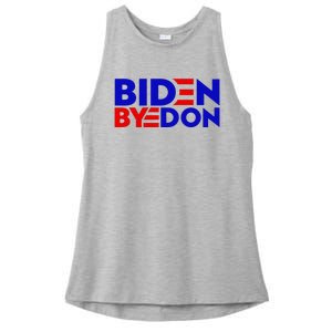 Biden Byedon Funny Politcal Anti Biden Ladies PosiCharge Tri-Blend Wicking Tank