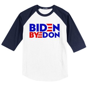 Biden Byedon Funny Politcal Anti Biden Baseball Sleeve Shirt