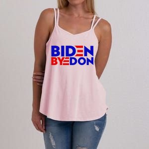 Biden Byedon Funny Politcal Anti Biden Women's Strappy Tank