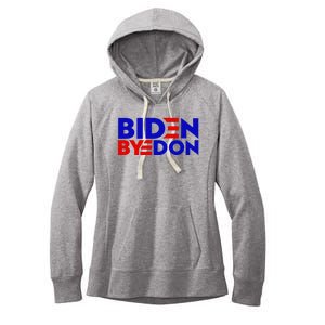 Biden Byedon Funny Politcal Anti Biden Women's Fleece Hoodie