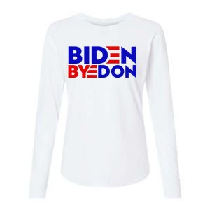 Biden Byedon Funny Politcal Anti Biden Womens Cotton Relaxed Long Sleeve T-Shirt