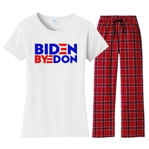 Biden Byedon Funny Politcal Anti Biden Women's Flannel Pajama Set