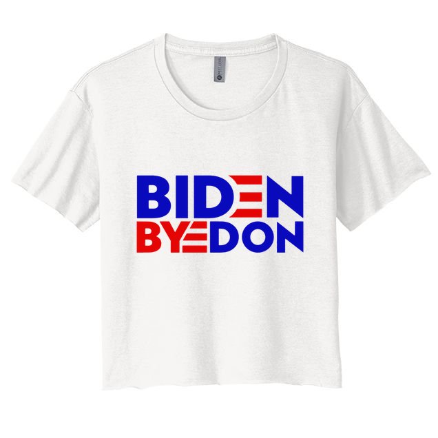 Biden Byedon Funny Politcal Anti Biden Crop Top
