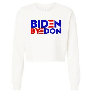 Biden Byedon Funny Politcal Anti Biden Cropped Pullover Crew