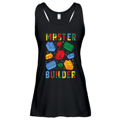 Brick Builder Funny Blocks Building Master Builder Ladies Essential Flowy Tank