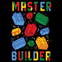 Brick Builder Funny Blocks Building Master Builder 16 in Basic Backpack