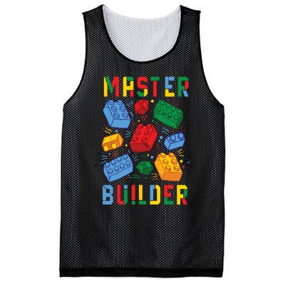 Brick Builder Funny Blocks Building Master Builder Mesh Reversible Basketball Jersey Tank