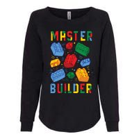 Brick Builder Funny Blocks Building Master Builder Womens California Wash Sweatshirt