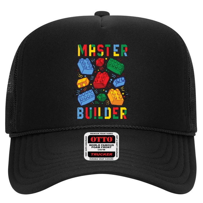 Brick Builder Funny Blocks Building Master Builder Trucker Hat