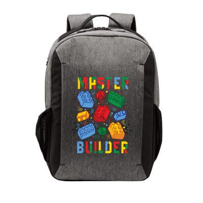 Brick Builder Funny Blocks Building Master Builder Vector Backpack