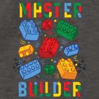 Brick Builder Funny Blocks Building Master Builder Vector Backpack