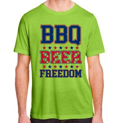 Bbq Beer Freedom Funny Republican Design Gift Adult ChromaSoft Performance T-Shirt