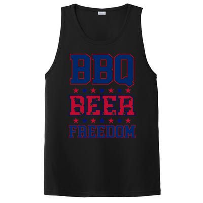 Bbq Beer Freedom Funny Republican Design Gift PosiCharge Competitor Tank