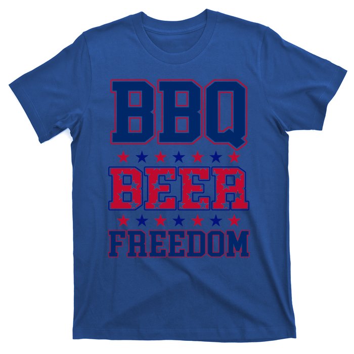 Bbq Beer Freedom Funny Republican Design Gift T-Shirt