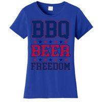 Bbq Beer Freedom Funny Republican Design Gift Women's T-Shirt