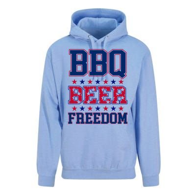 Bbq Beer Freedom Funny Republican Design Gift Unisex Surf Hoodie