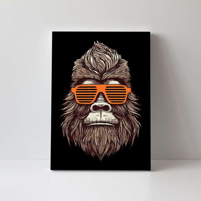 Bigfoot Birthday for Cool Striped Animal Theme Party Canvas