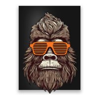 Bigfoot Birthday for Cool Striped Animal Theme Party Poster