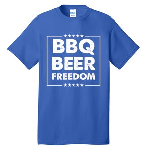 Bbq Beer Freedom Gift Tall T-Shirt