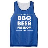 Bbq Beer Freedom Gift Mesh Reversible Basketball Jersey Tank