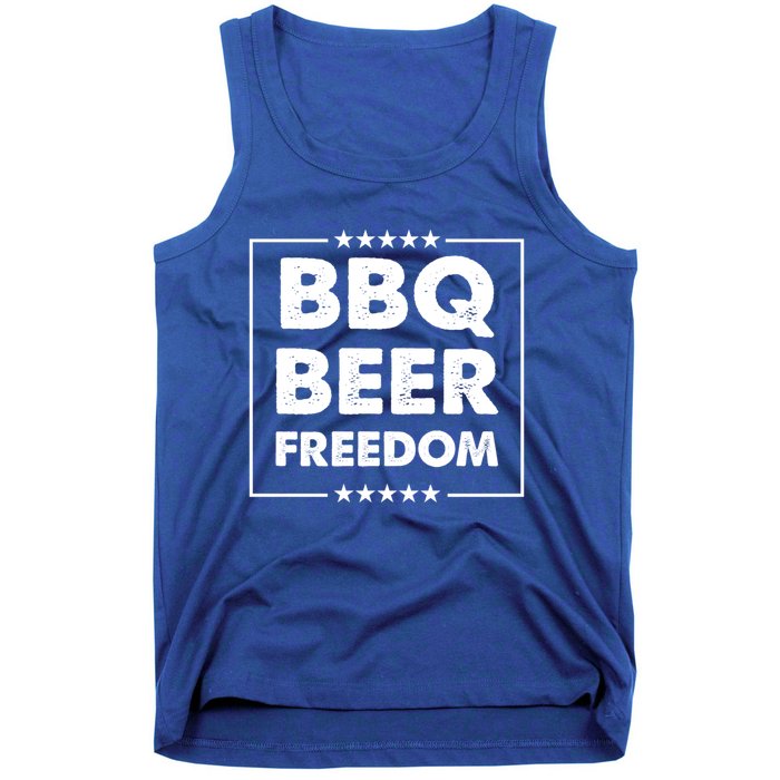 Bbq Beer Freedom Gift Tank Top