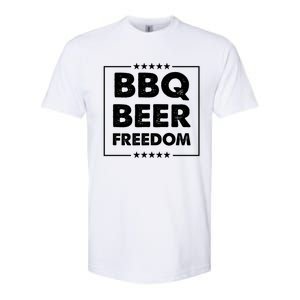 Bbq Beer Freedom Gift Softstyle CVC T-Shirt