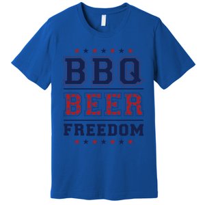 Bbq Beer Freedom Great Gift Premium T-Shirt